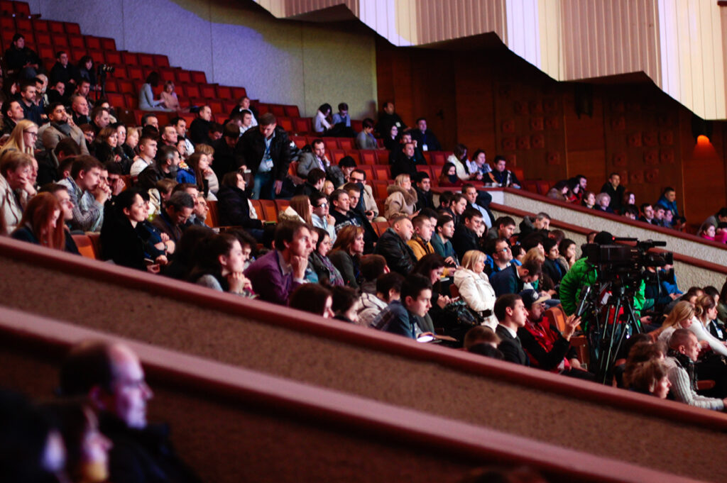 Entrepreneurship guidance by the successful businessman confrence